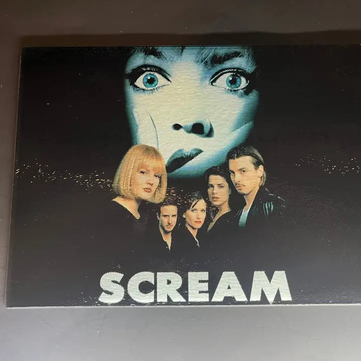 Scream 1996 Sublimated Glass Cutting Board with Matching Knife