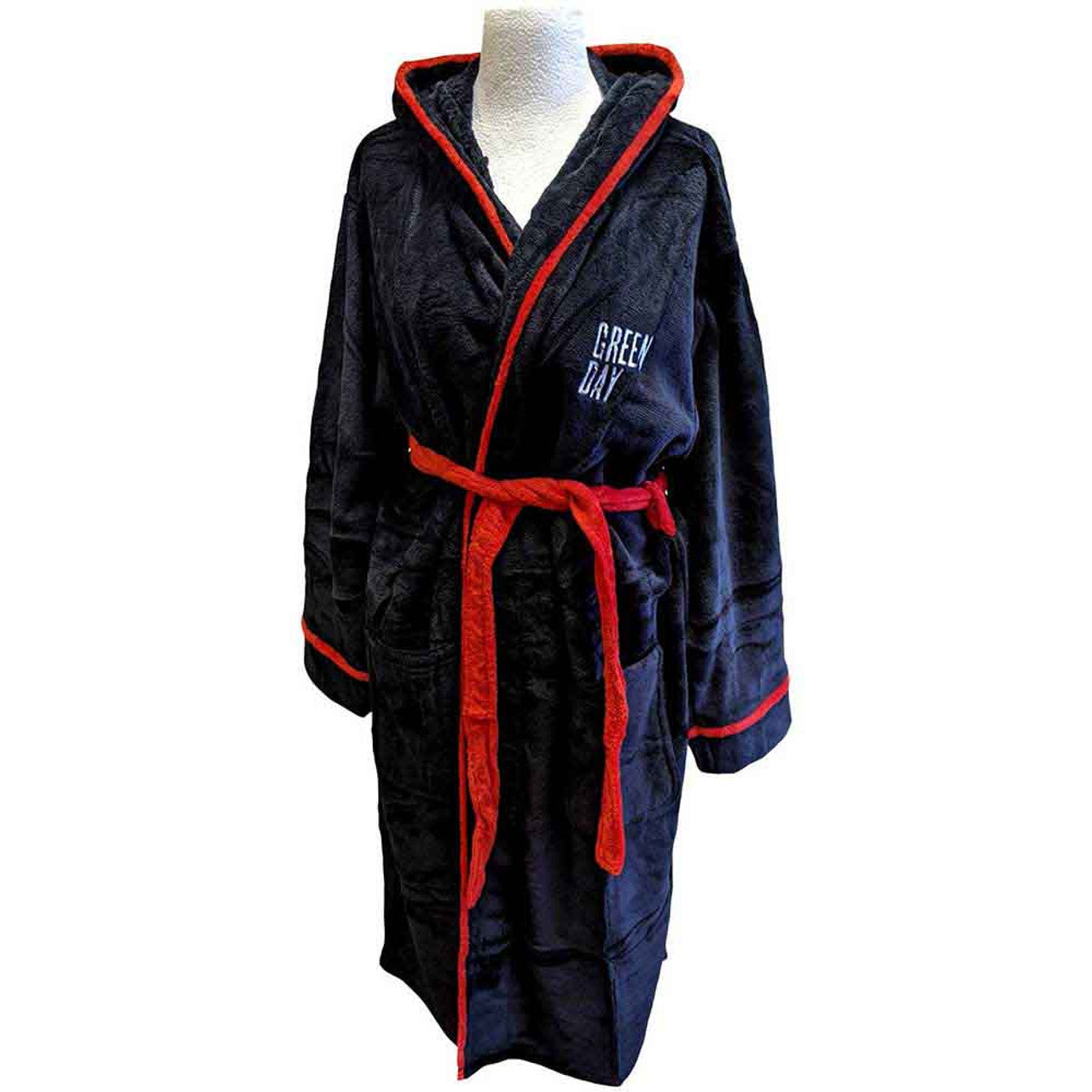 Green Day Unisex Bathrobe: American Idiot (Black) (Back Print)
