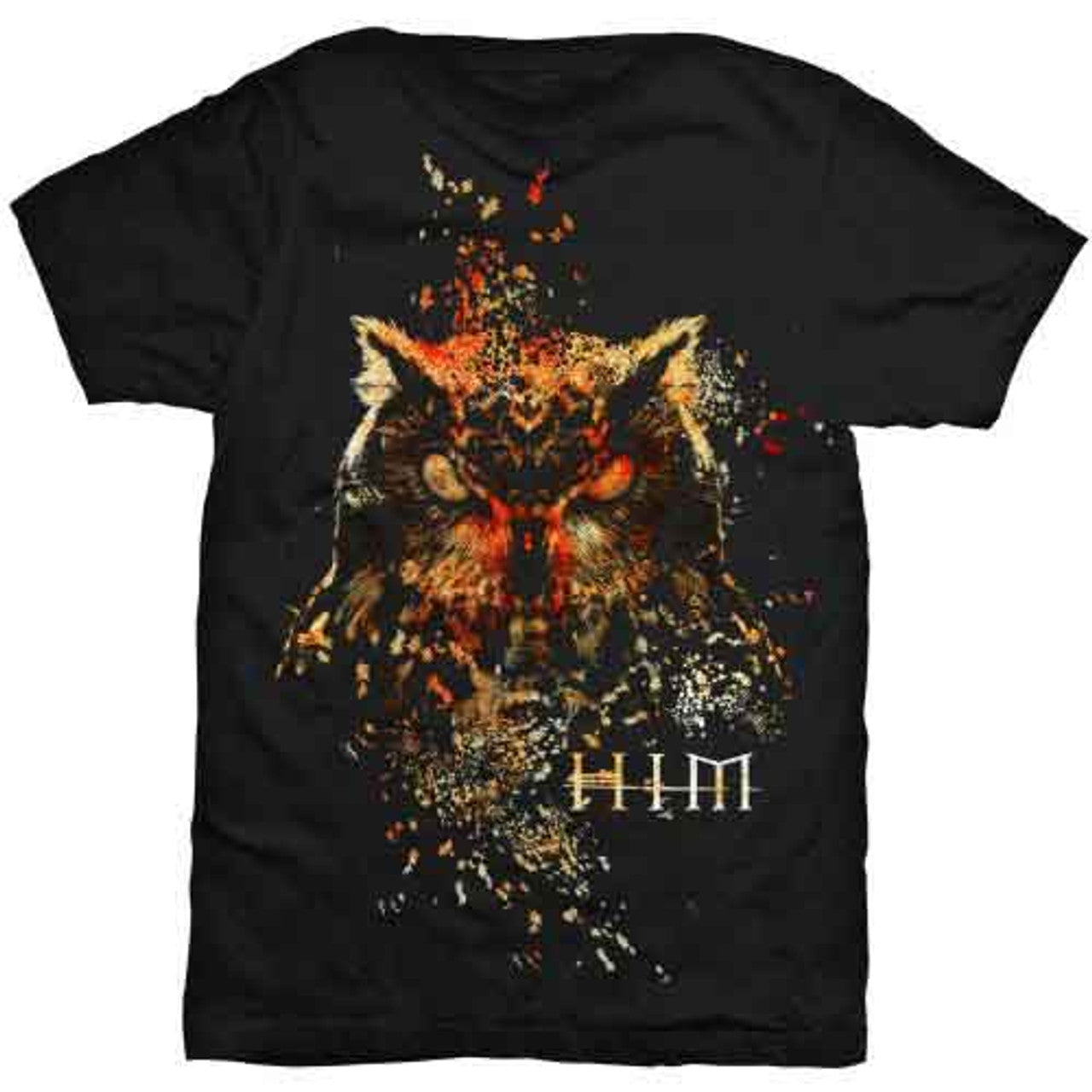 HIM Unisex T-Shirt: Owl Colour (Black)