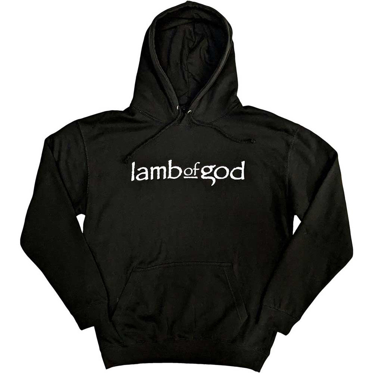 Lamb Of God Unisex Pullover Hoodie: Skeleton Eagle (Black) (Back Print)