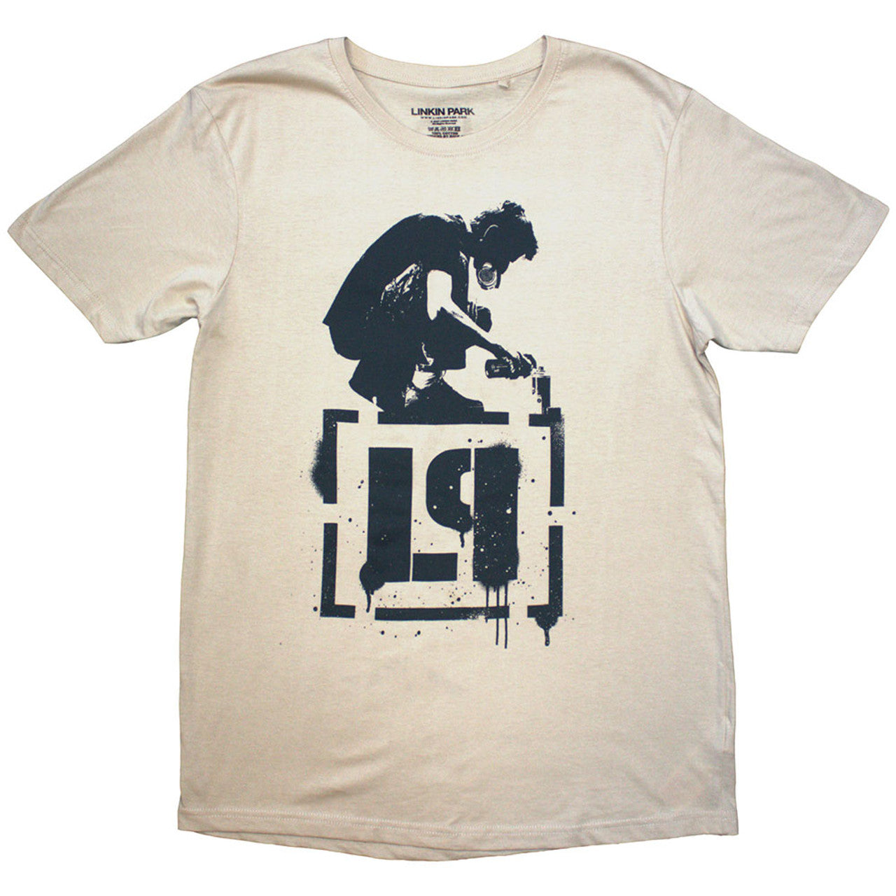 Linkin Park Unisex T-Shirt: Meteora (Sand) (Back Print)