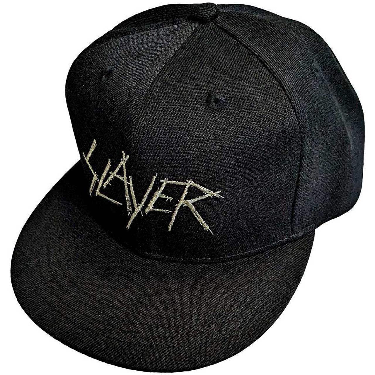 Slayer Unisex Snapback Cap: Scratchy Logo (Black)
