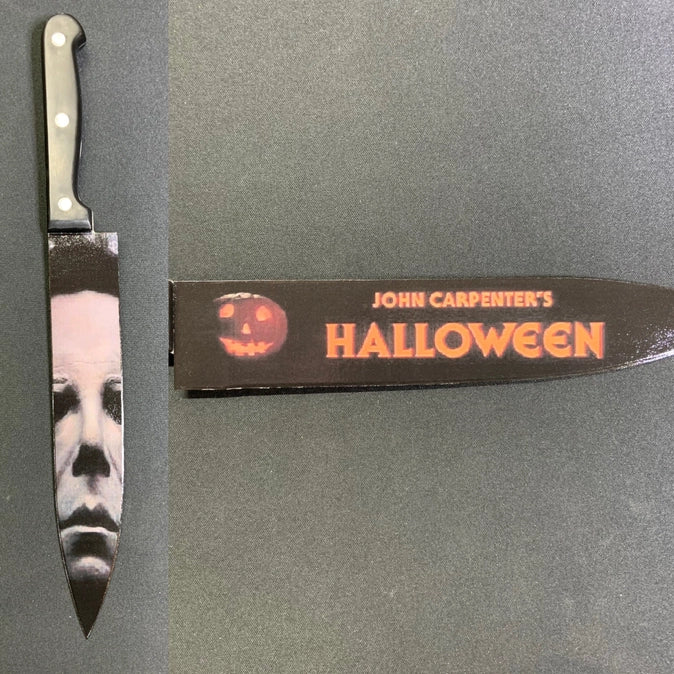 Halloween 1978 Myers Knife with Sublimated Stand