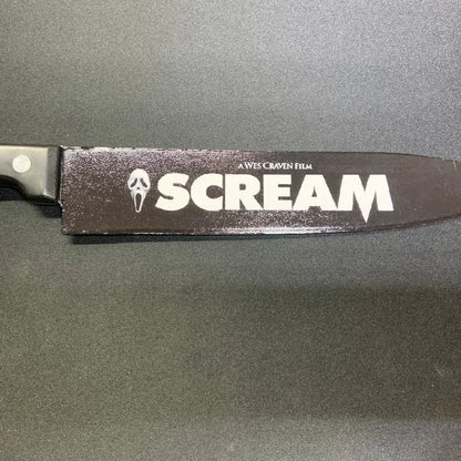 Scream Ghost Face Wes Craven Kitchen Knife with Stand