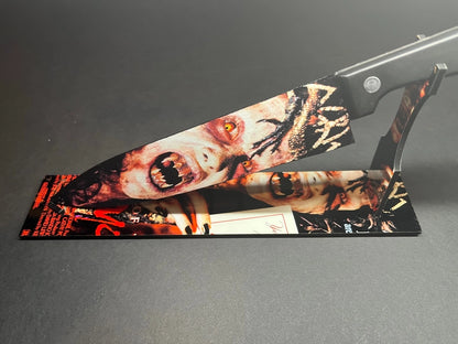 Night of the Demons 1988 Kitchen Knife with Sublimated Stand
