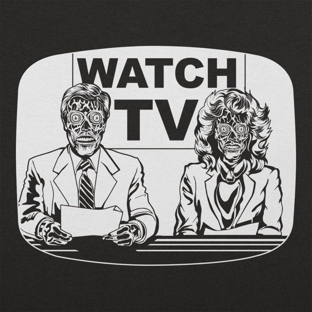 Watch TV Tee Shirt  (Zombie)