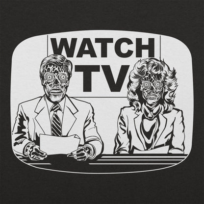 Watch TV Tee Shirt  (Zombie)