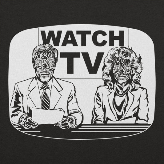 Watch TV Tee Shirt  (Zombie)
