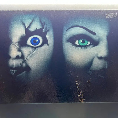 Bride of Chucky Sublimated Glass Cutting Board with Matching Knife