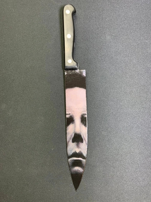 Halloween 1978 Myers Knife with Sublimated Stand