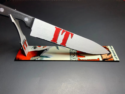 It 1990 Penny Wise Stephen King Knife With/ Sublimated Stand