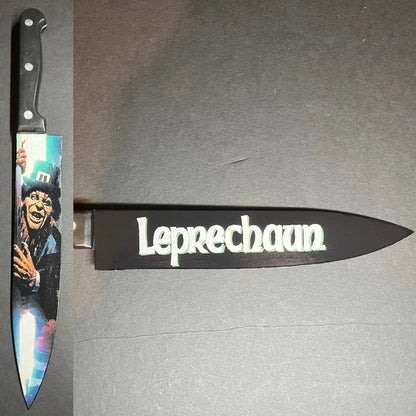 Leprechaun Kitchen Knife with Sublimated Stand