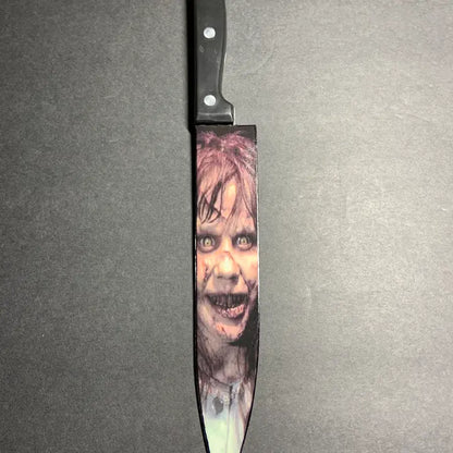 The Exorcist Demon Knife Set with Sublimated Stand