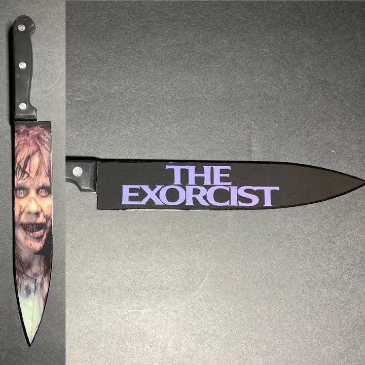 The Exorcist Demon Knife Set with Sublimated Stand