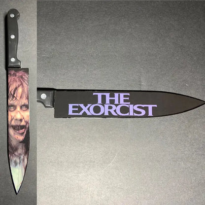 The Exorcist Demon Knife Set with Sublimated Stand