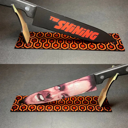 The Shining Stanley Kubrick Kitchen Knife With Sublimated Stand
