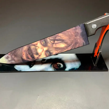 The Exorcist Demon Knife Set with Sublimated Stand