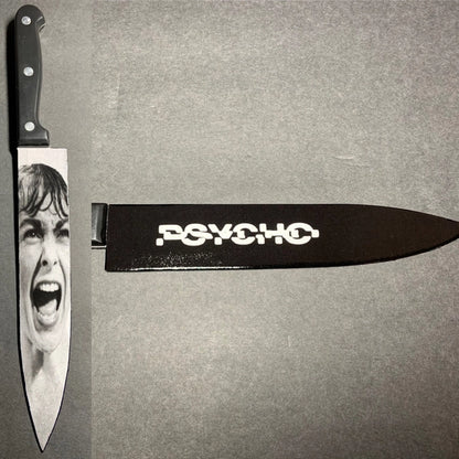 Psycho 1960 Alfred Hitchcock Kitchen Knife With  Sublimated Stand