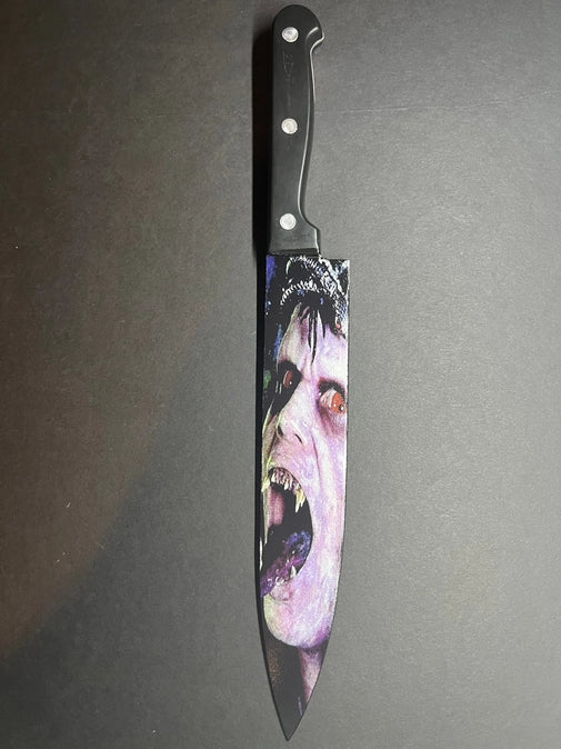 Night of the Demons 2 1994 Kitchen Knife with Sublimated Stand