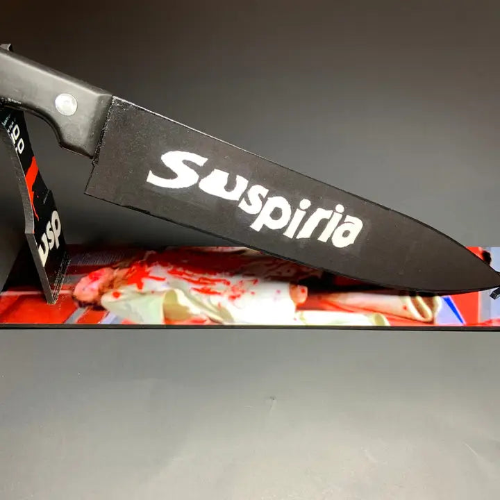 Suspiria Dario Argento 1977 Kitchen Knife With  Sublimated Stand