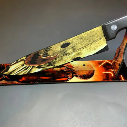 Trick R Treat Knife With t Sublimated Stand