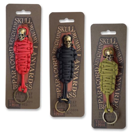 Skull Mummy Keychain