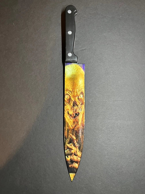 Tales from the Crypt Kitchen Knife with Sublimated Stand