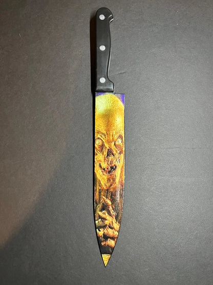 Tales from the Crypt Kitchen Knife with Sublimated Stand