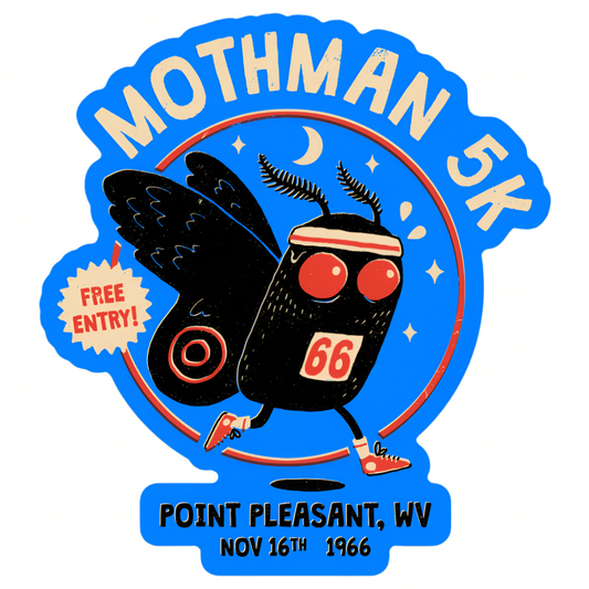'Mothman 5K' Sticker
