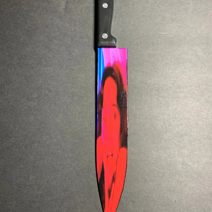 Suspiria Dario Argento 1977 Kitchen Knife With  Sublimated Stand