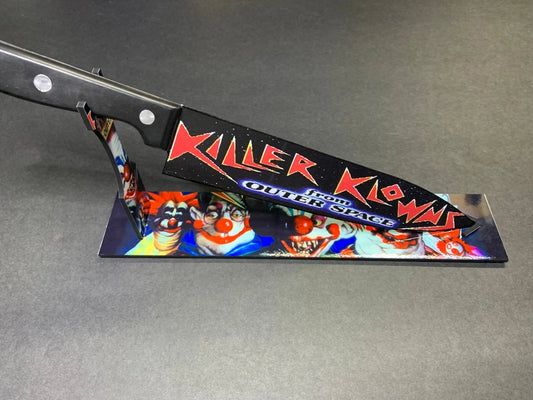 Killer Clowns from Outer Space Knife with Sublimated Stand