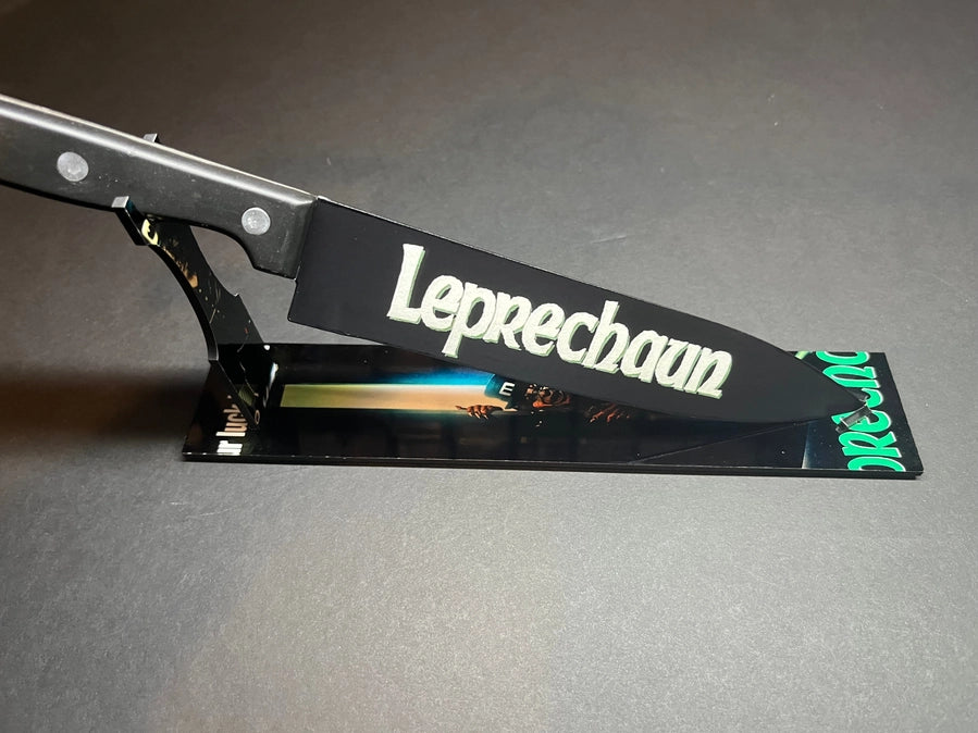 Leprechaun Kitchen Knife with Sublimated Stand