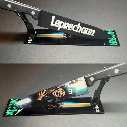 Leprechaun Kitchen Knife with Sublimated Stand