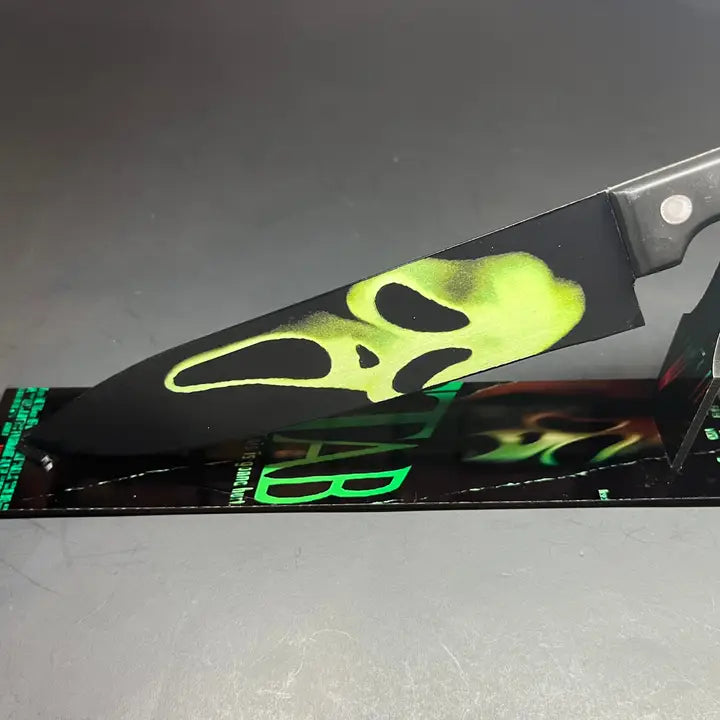 Stab from Scream Movie Knife with Sublimated Stand