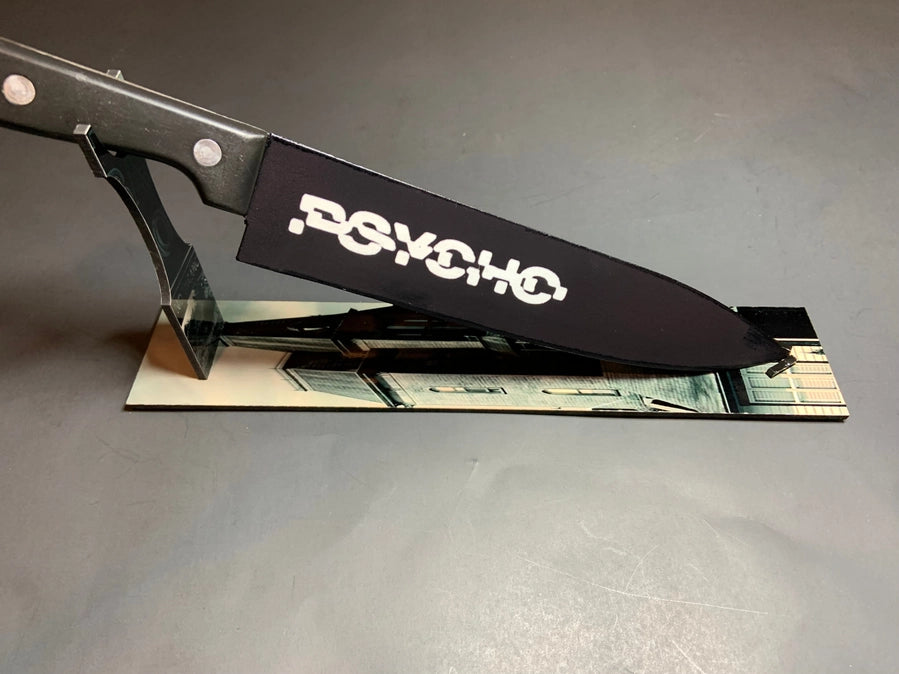 Psycho 1960 Alfred Hitchcock Kitchen Knife With  Sublimated Stand