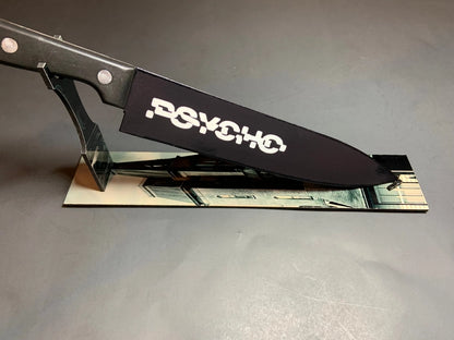 Psycho 1960 Alfred Hitchcock Kitchen Knife With  Sublimated Stand