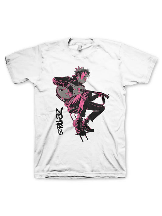 Gorillaz T shirt Sitting Pink