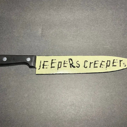 Jeepers Creepers 2001 Knife With t Sublimated Stand
