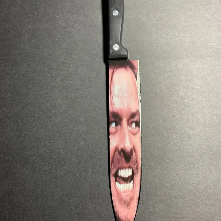 The Shining Stanley Kubrick Kitchen Knife With Sublimated Stand