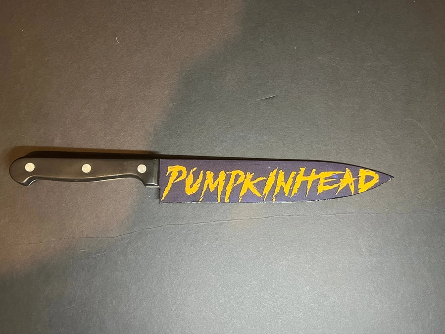 Pumpkinhead 1988 Kitchen Knife with Sublimated Stand