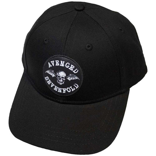 Avenged Sevenfold Unisex Baseball Cap: Deathbat Crest (Black)