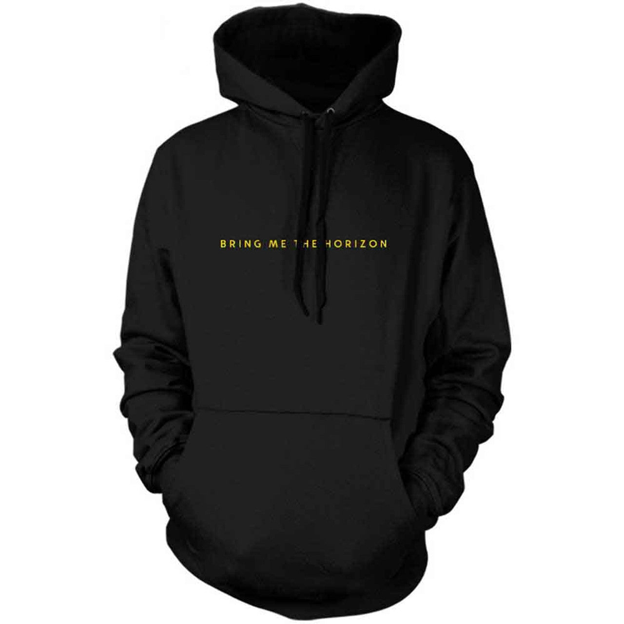 Bring Me The Horizon Unisex Pullover Hoodie: Spray Hex (Black) (Back Print)