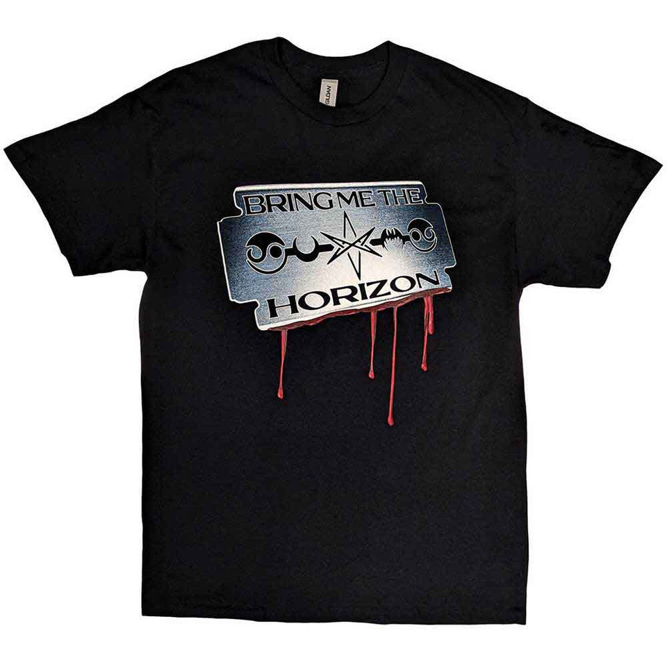 Bring Me The Horizon Unisex T-Shirt: Razor Blade (Black)