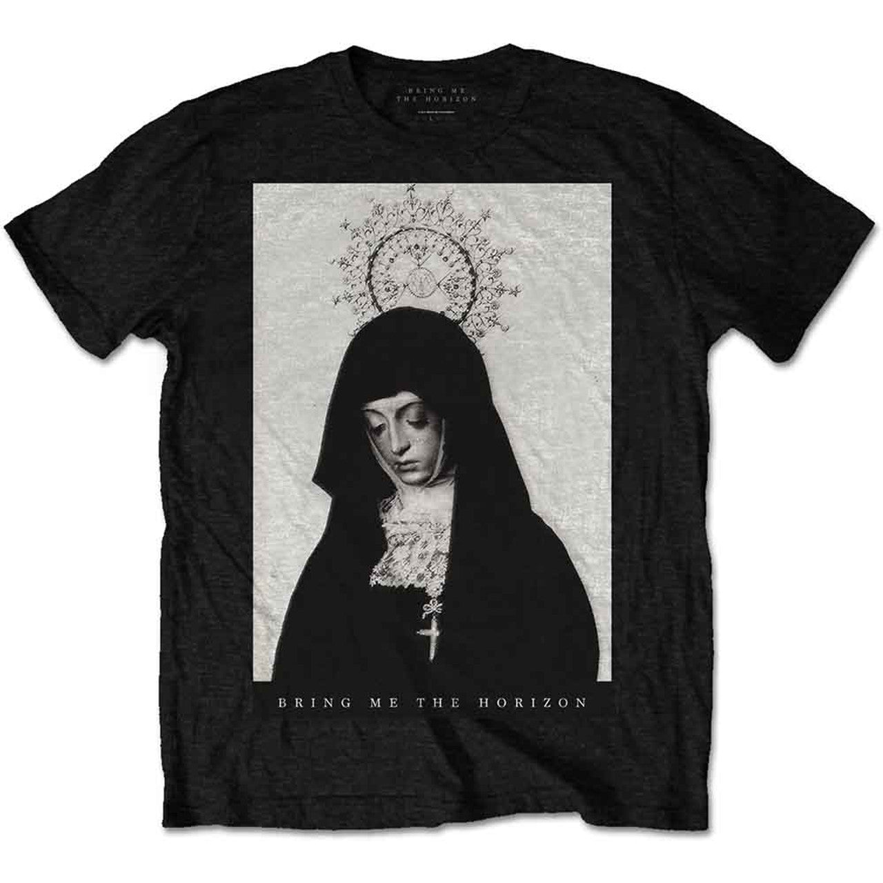 Bring Me The Horizon Unisex T-Shirt: Nun (Black)