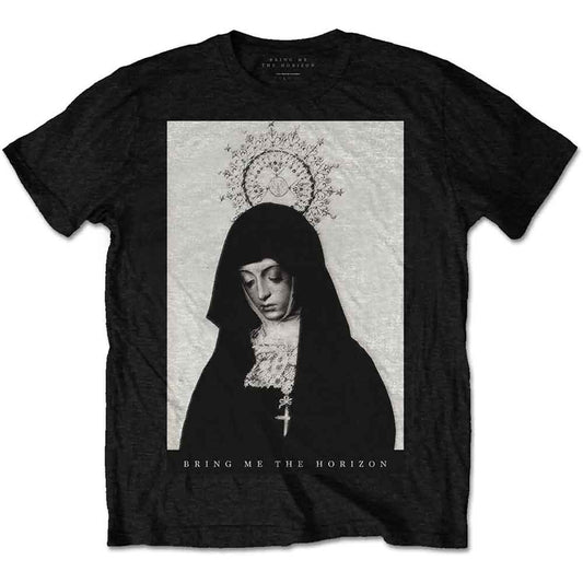 Bring Me The Horizon Unisex T-Shirt: Nun (Black)