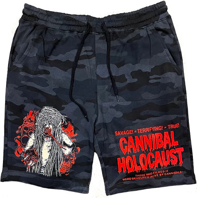 Cannibal Holocaust Camo Jogger Shorts