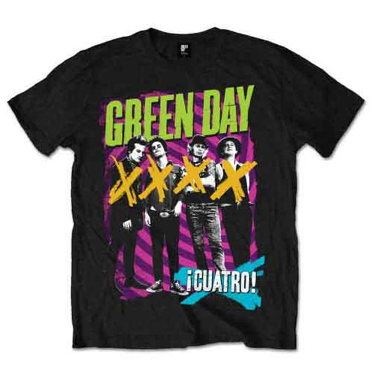 Green Day Unisex T-Shirt: Hypno 4 (Black)