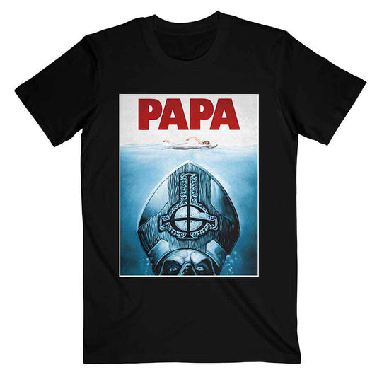 Ghost Unisex T-Shirt: Papa Jaws (Black)