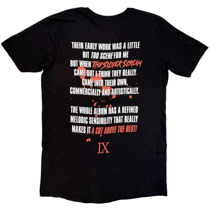 Ice Nine Kills Unisex T-Shirt: American Psycho (Black) (Back Print)