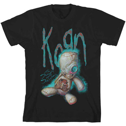Korn Unisex T-Shirt: SoS Doll (Black) (Back Print)